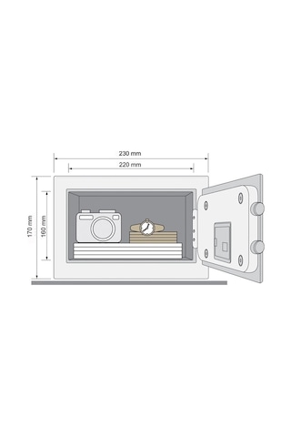 Yale Ysv/170/Db1/W Mini Boy Beyaz Kollu Kasa