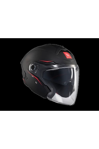 Mt Helmets Mt Cosmo Sv Çenesiz Gözlüklü Motosiklet Kaskı Mat Siyah