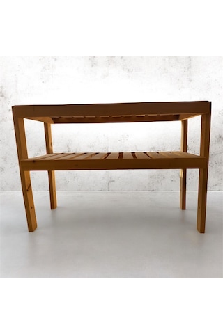 Doğal Ahşap Dekoratif Raf Ahşap