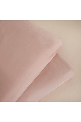 Classıc Bambu King Size Düz Çarşaf 280x290 Cm Koyu Somon