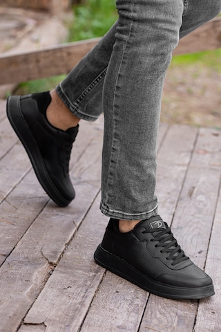 Daxtors D0158 Günlük Ortopedik Unisex Sneaker Spor Ayakkabı Siyah