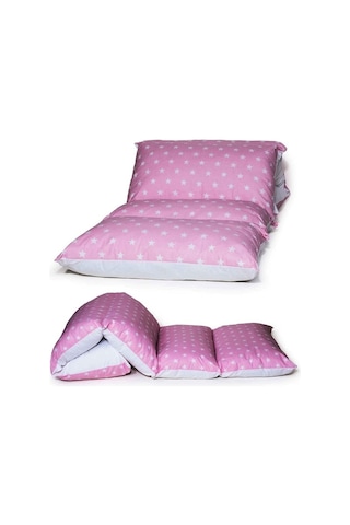 Bundera Puf Yıldızlı Çocuk Katlanır Yer Minderi Bebek Yer Yatağı