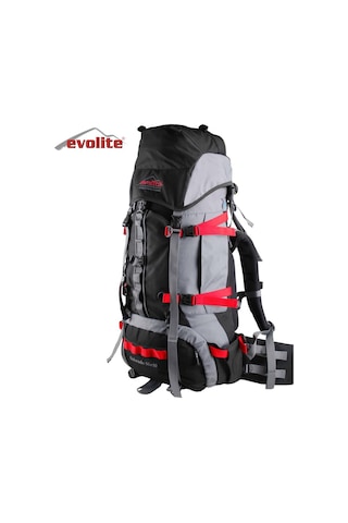 Evolite Colorado 55+10 Litre Sırt Çantası Siyah