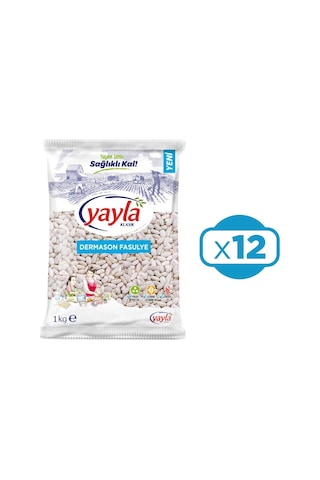 Yayla Dermason Fasulye 12 x 1 KG