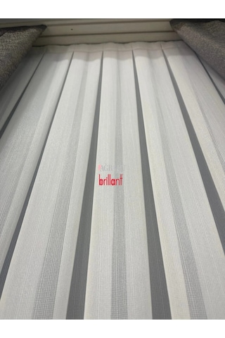 Tül Perde Brillant Simli Bambu Ağır Gramajlı