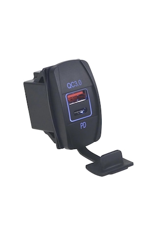 Ic-266c-4 Marin Tip İkili Usb 3.0 + Type-c Şarj Soketi