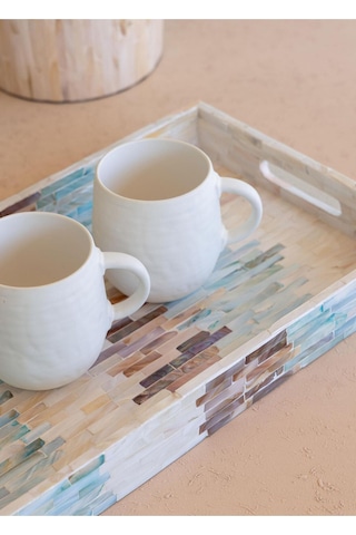 Tepsi 40x25x5 Cm Tlc0113 beyaz