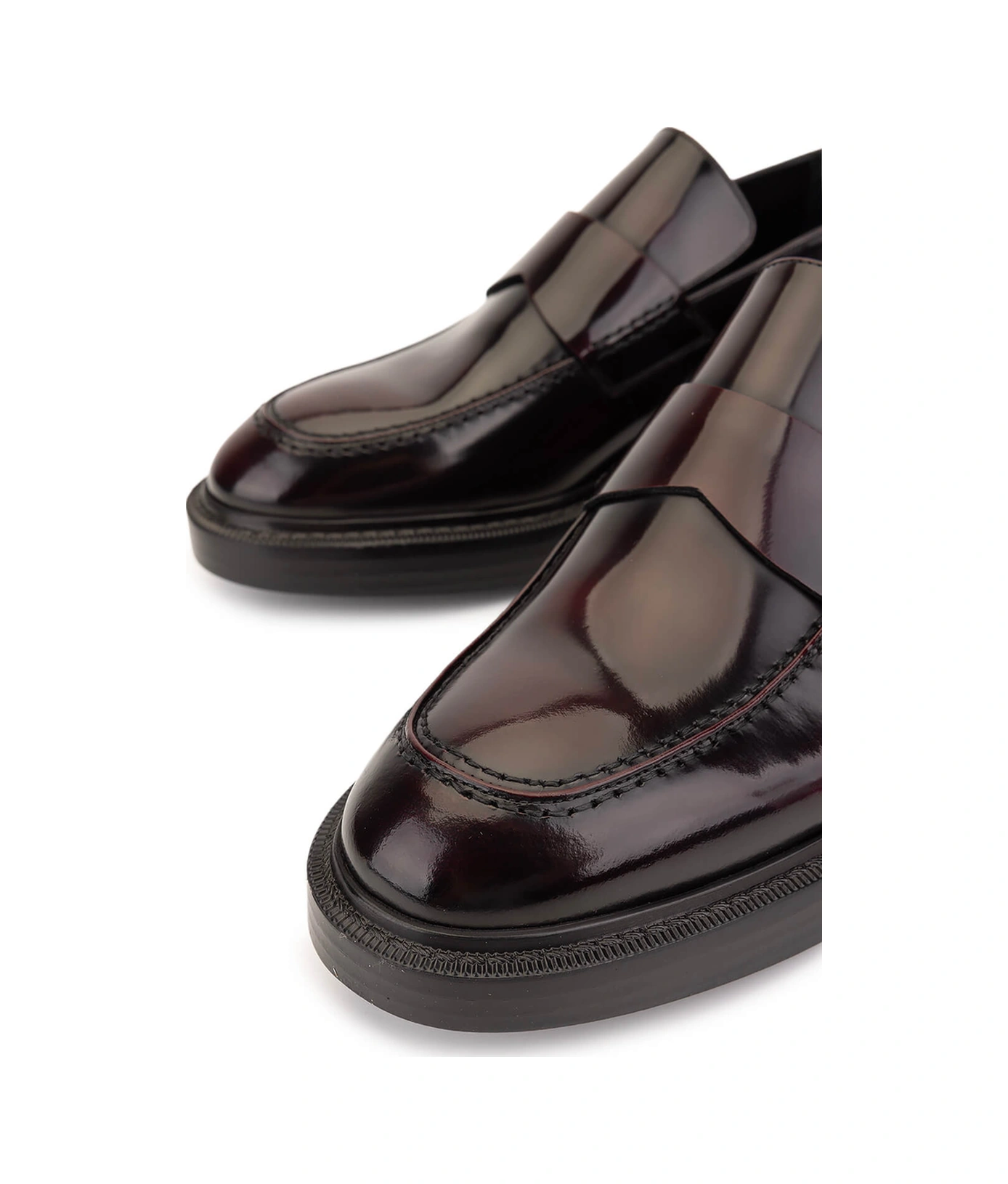 Tamer Tanca Erkek Hakiki Deri Bordo Loafer Ayakkabı 987 281 Erk Ayk Sk25-26 Bordo Acma Bordo