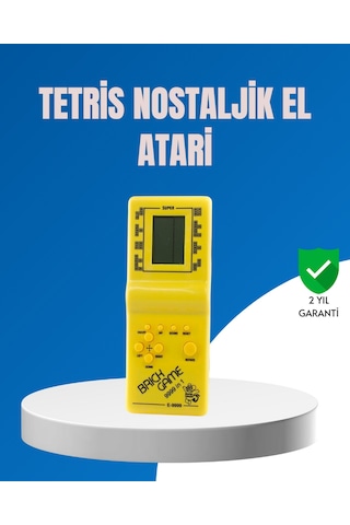 Mini - 60 - Tetris El Aterisi Tnabilir Retro Oyun Konsolu, Pil İle Çalışan - Gldısptm - Kla Model