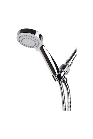 Yunboo 3 Fonksiyonlu El Duşu Seti - Yağmur/masaj/sprey Modları, 1.5m Paslanmaz Hortum Ve Ayarımsız Braket, G1/2 Bağlantı Gümüş