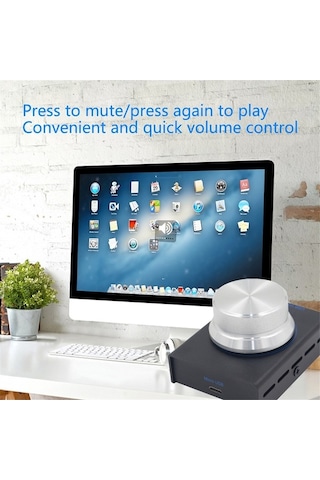 Flybuy Usb Bilgisayar Ses Kontrol Cihazı - Pc Hoparlör Ve Düğme İle Ses Ayarı