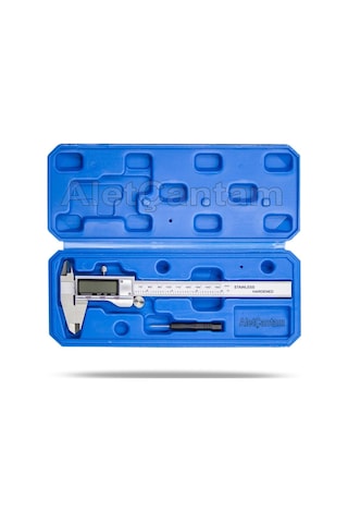 Merttools 150mm Dijital Kumpas Paslanmaz Çelik Gövde Büyük Ekran Akyüz Teknik