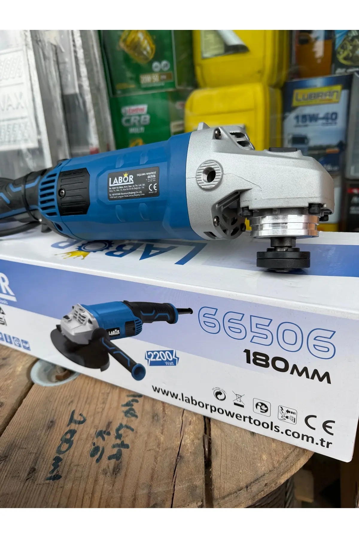 66506 2200w 180 Mm Taşlama Makinesi Spiral Avuç Taşlama Makinesi Profesyonel
