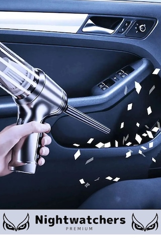 Yeni Seri Şarjlı Kablosuz 2 Fonksiyonlu Uyumlu Vakumlu El Süpürgesi Üfleme Özellikli Araç Süpürgesi