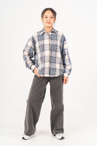 Kız Çocuk Yumuşak Dokulu Kareli Oduncu Gömlek 3172 Pembe