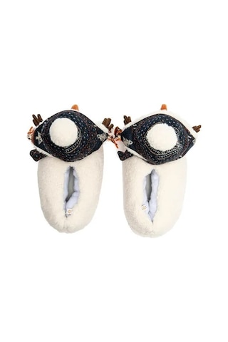 Twigy Snowman Kadın Hayvanlı Panduf Beyaz 36/41