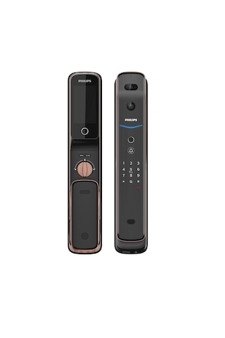 Philips Dijital Akıllı Kilit Ddl709-fvp-7hw, Yüz Tanıma, Parmak İzi, Şifre, Kart, Kamera, Wifi Bağlantı, İç Panel Ekran