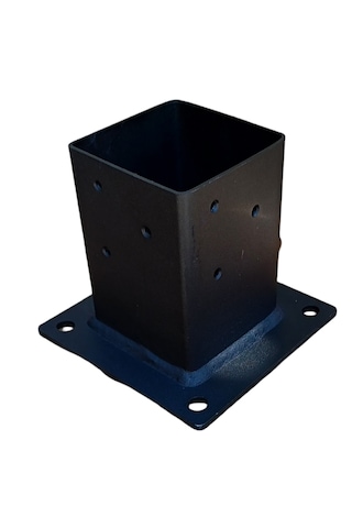 8x8cm Montaj Ayağı Pergola Çardak Kamelya Demir Bağlantı