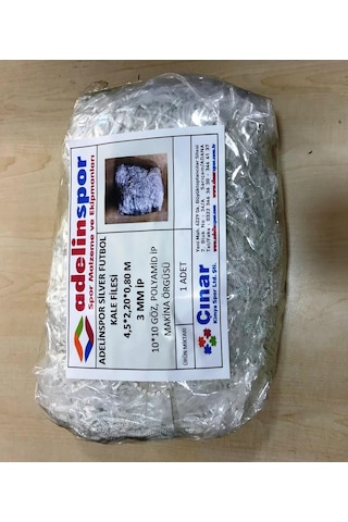 Adelinspor Silver Futbol Kale Filesi 4.0x2.20x0.8 M Çok Renkli