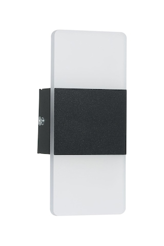 L-ed Duvar Lambası Dikdörtgen Ac85-265v Başucu Koridor Duvar Lambası Ev Dekoratif Alüminyum Işık Fikstürü Beyaz, Sıcak Beyaz