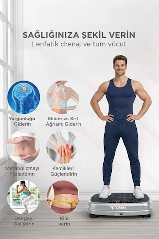 Özel Seri Torima Vep1000 Beyaz Kumandalı Yüksek Titreşimli Spor Aleti Tempolu Vücut Çok Renkli