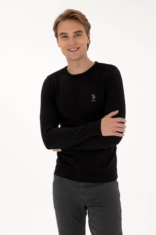 U.s. Polo Assn. Td01-bsk25 Siyah Erkek Kazak 2226959 Siyah