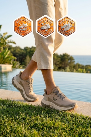 Walkway Flystep M Bej Hafızalı Taban Erkek Spor Ayakkabı