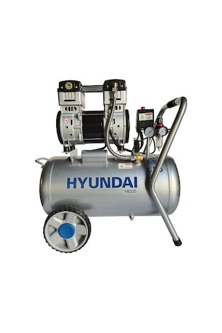 Hyundai HM2550S Hava Kompresörü Sessiz & Yağsız 1100W 50 L