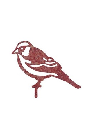 Kuş Şekli Bahçe Demir Bahçe İşareti, Sundurma Bahçesi Ve Bahçe İçin Solmaz Kuş Avlu İşaretleri Takılabilir Small Thin Bird