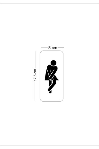 Toilet Wc Yönlendirme Levhası