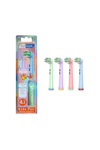 Kids Fun - Narin Yumuşak Oral-b İle Uyumlu Diş Fırçası Başlığı -
