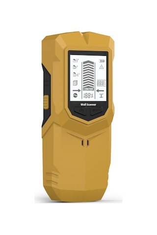 Aubyhe Hw-910 Duvar Dedektörü: Metal, Demirbaş, Tel Tespiti - 6 Fonksiyonlu Yüksek Hassasiyetli - Sarı Pil Dahil Değil