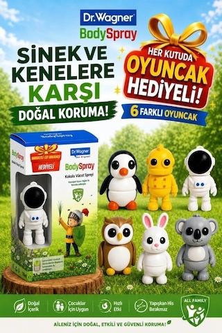 Dr. Wagner Body Spray Vücut Spreyi 100 Ml + Oyuncak