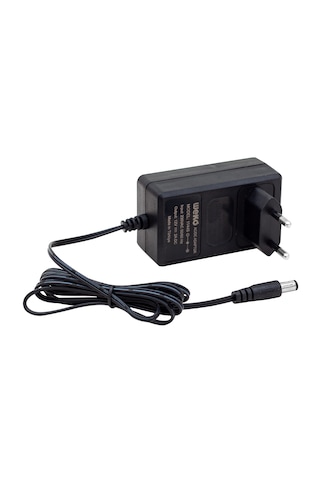 12 Volt - 2 Amper 5.5 2.5 Uçlu Yerli Üretim Plastik Kasa Priz Tipi Adaptör