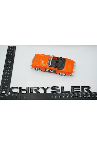 Dk Tuning Chrysler Bagaj Siyah Yazı Logo Arma Yazı 300c İle Uyumlu Bagaj Arma