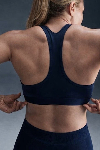 Nike Training Swoosh Medium Support Sports Bra Kadın Spor Sütyen Bra Lacivert