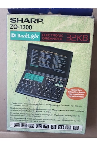 Sharp Zq-1300 Elektronik Düzenleyici Organizer 32 Kb Siyah
