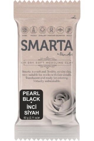 Smarta Modelleme Hamuru 60 Gr. Metalik Siyah inci