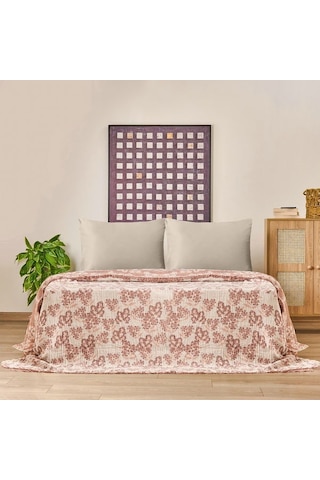 Evidea Soft Belloria Çift Kişilik Yatak Örtüsü - Kiremit - 220x255 Cm Kiremit