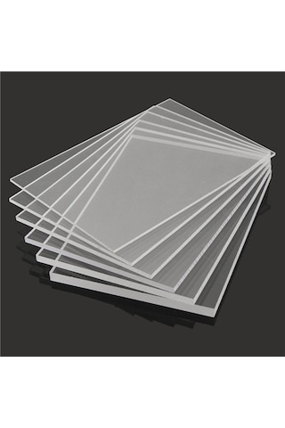 Şeffaf Pleksi Pleksiglas Levha | 2.8 - 3Mm Şeffaf Pleksi 65Cm-65Cm