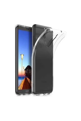 Huawei Mate 10 Lite Kilif Seffaf Silikon Kamera Korumali 3D Tipal 390465697
