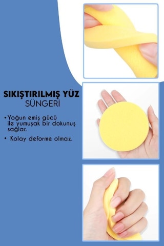 River World Cilt Temizleme Sünger Set2'li Çok Renkli