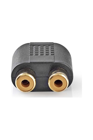 3,5 Mm Erkek - 2x Rca Dişi Altın Kaplama Stereo Çevirici