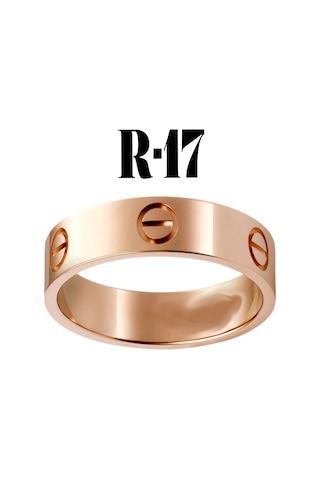 X-Lady Accessories Düz Yüzük Rose Renk 17 Numara Çok Renkli