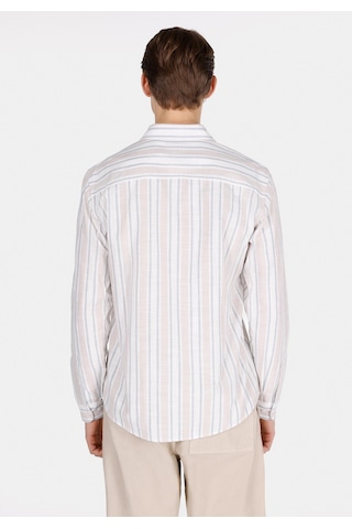 Colin's Colins Regular Fit Shirt Neck Çizgili Erkek Ekru Uzun Kol Gömlek Cl1072085 Cl1072085 Q1.v1 Ecr Ekru