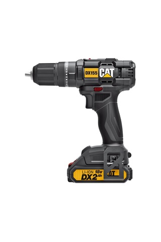 Cat Dx155.1set 18 Volt/2.0ah Li-ion Çift Akülü Profesyonel Şarjlı Darbeli Matkap + Da01901 32 Parça Vidalama Uç Seti