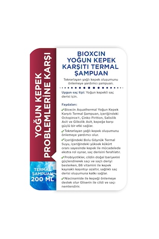 Aqua Termal Ds Kepeğe Karşı Etkiliı Şampuan 200 Ml