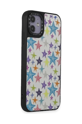 Newface Apple Uyumlu iPhone 11 Kılıf Mirror Desenli Kapak - Mirror - 18