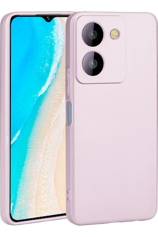 Zore Vivo Y36 4g Kılıf Msra Premier Silikon Kapak - Rose Gold Rose Gold