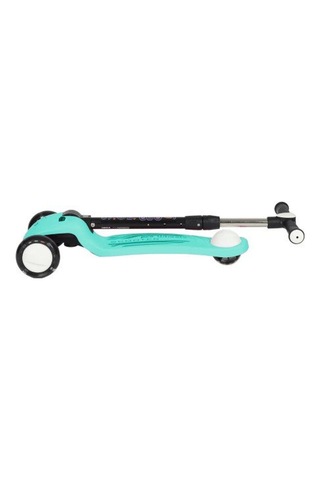 3+ Yaş Pro Scooter Turkuaz Işıklı 50 Kg Taşıma Kapasiteli Turkuaz